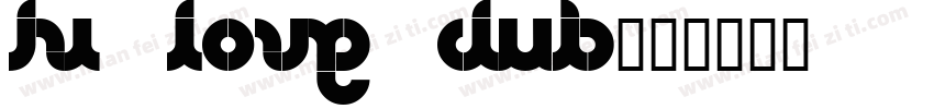HI LOVE CLUB字体转换